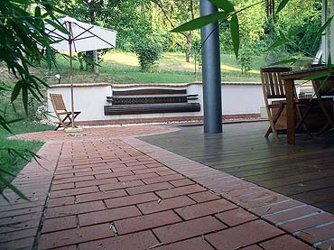 path of bricks