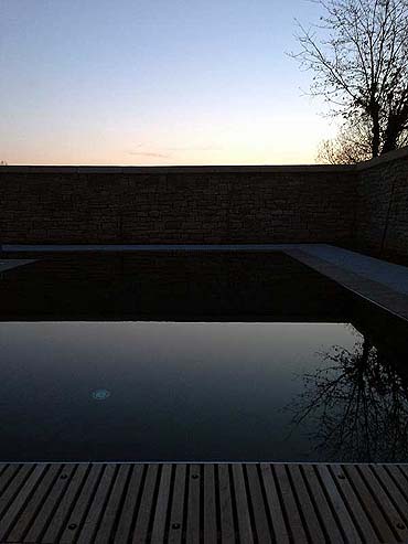 water in the garden